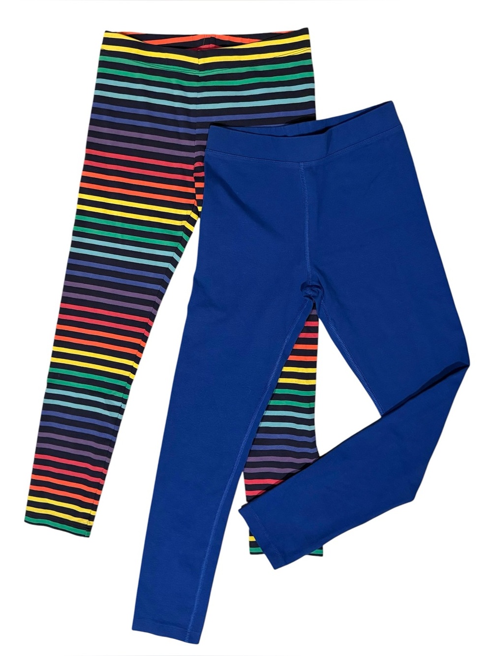 Primary Rainbow & Blue Legging Set Size 10